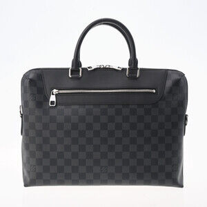 Louis Vuitton Damier Graphite Black PDJ NM Gray Canvas Business Bag